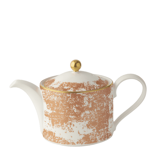 Royal Crown Derby Crushed Velvet Copper Teapot (500ml) – official product image