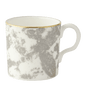 Royal Crown Derby Crushed Velvet Grey Coffee Cup (85ml) – official product image
