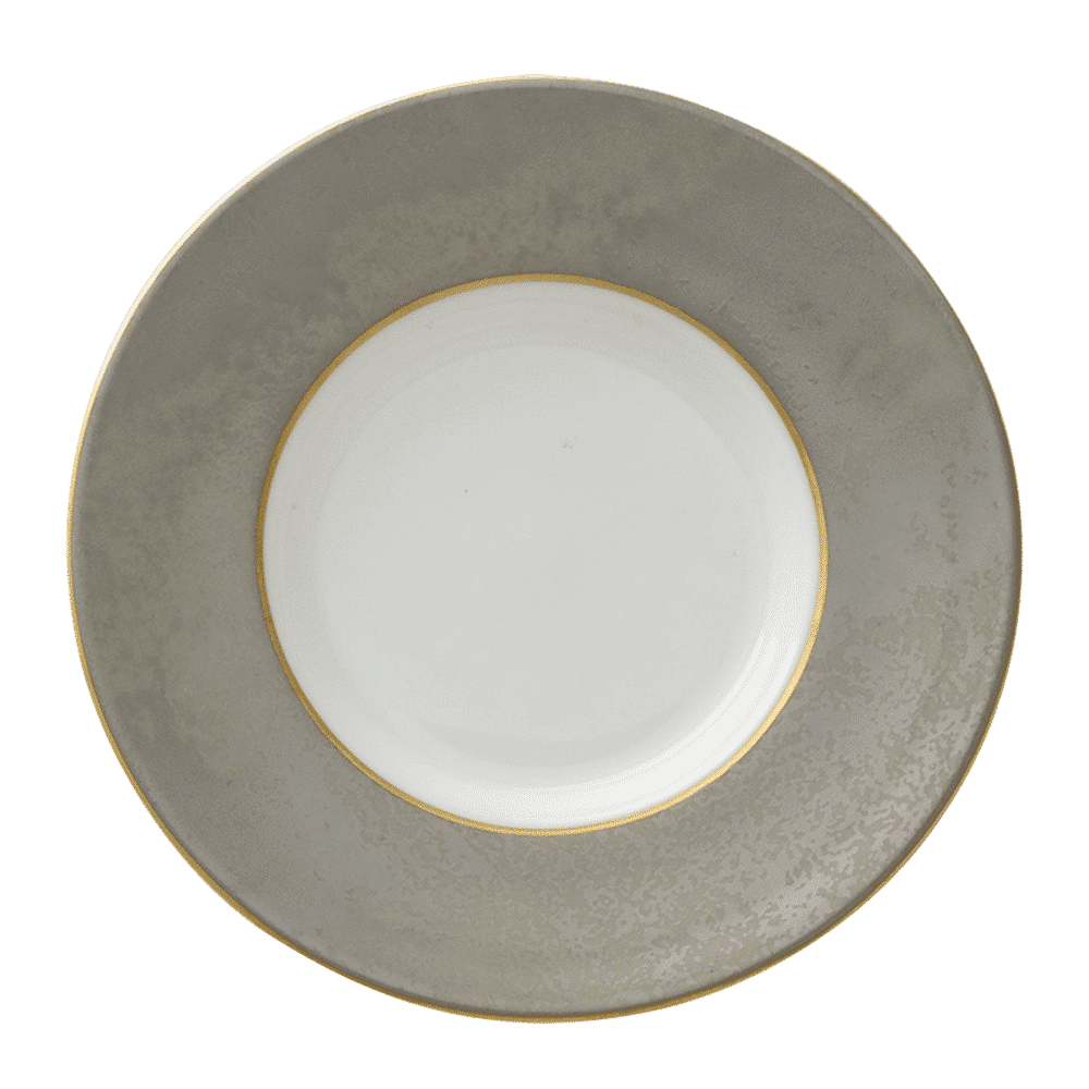 Royal Crown Derby Crushed Velvet Grey Coffee Saucer (11.5cm) – official product image