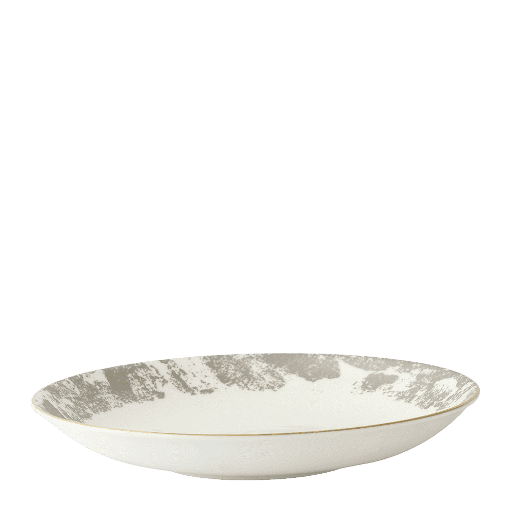 Royal Crown Derby Crushed Velvet Grey Coupe Bowl (22.5cm) – alternate official product image