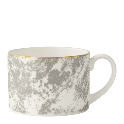 Royal Crown Derby Crushed Velvet Grey Teacup (250ml) – official product image