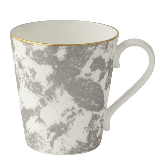 Royal Crown Derby Crushed Velvet Grey Mug (300ml) – official product image