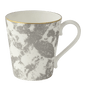 Royal Crown Derby Crushed Velvet Grey Mug (300ml) – official product image