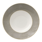 Royal Crown Derby Crushed Velvet Grey Rimmed Bowl (27cm) – official product image