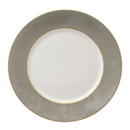 Royal Crown Derby Crushed Velvet Grey Dinner Plate (27cm) – official product image