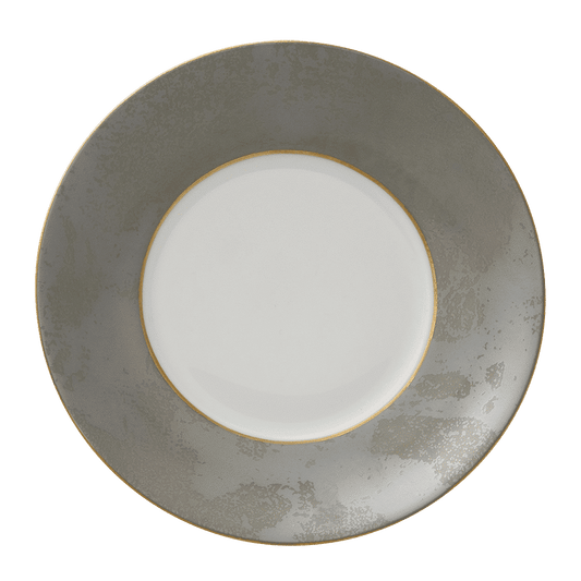 Royal Crown Derby Crushed Velvet Grey Tea Saucer (15cm) – official product image