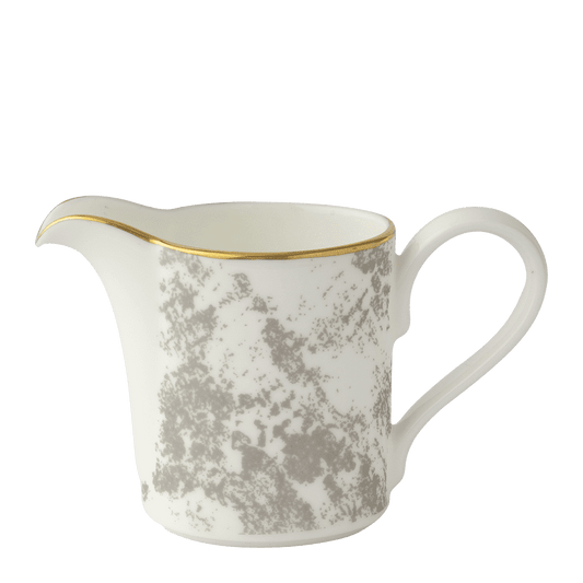 Royal Crown Derby Crushed Velvet Grey Cream Jug (115ml) – official product image