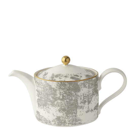 Royal Crown Derby Crushed Velvet Grey Teapot (1050ml) – official product image