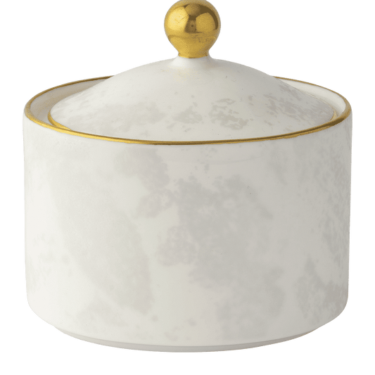Royal Crown Derby Crushed Velvet Pearl Covered Sugar (170ml) – official product image