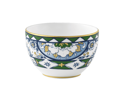 Royal Crown Derby Victorias Garden Blue, Green and Red Sugar Bowl (250ml) – official product image