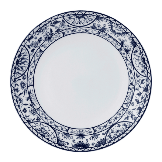 Royal Crown Derby Victorias Garden Blue Dinner Plate (27cm) – official product image