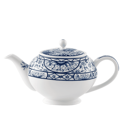 Royal Crown Derby Victorias Garden Blue Teapot (1000ml) – official product image