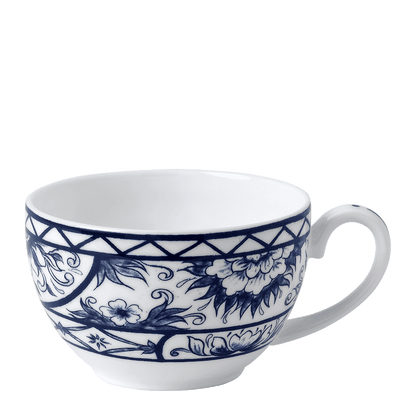 Royal Crown Derby Victorias Garden Blue Teacup (250ml) – official product image