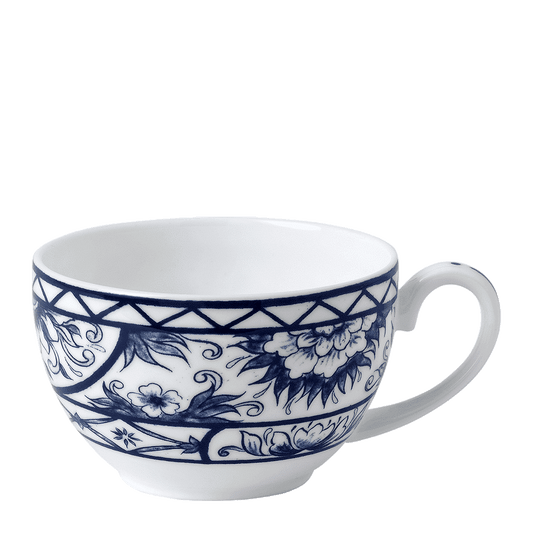 Royal Crown Derby Victorias Garden Blue Teacup (250ml) – official product image