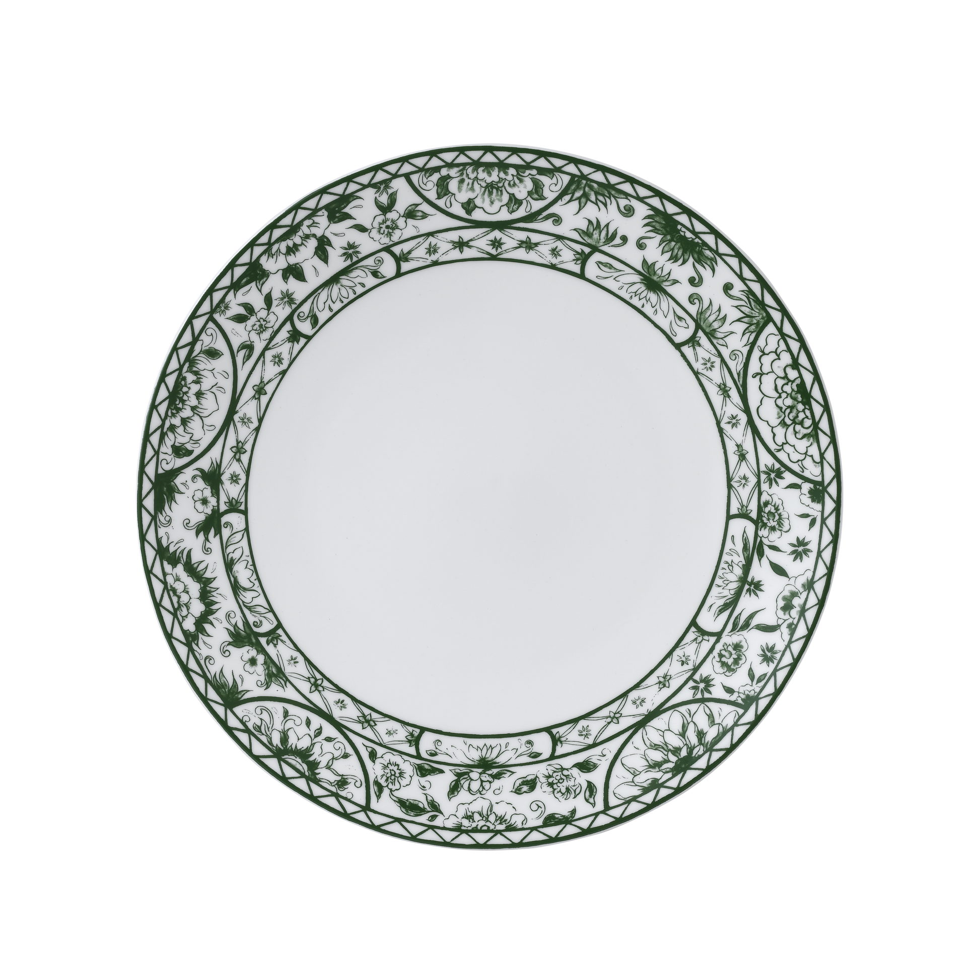 Royal Crown Derby Victorias Garden Green Dinner Plate (27cm) – official product image