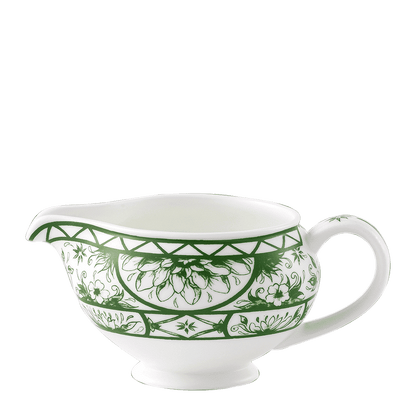 Royal Crown Derby Victorias Garden Green Cream Jug (300ml) – official product image