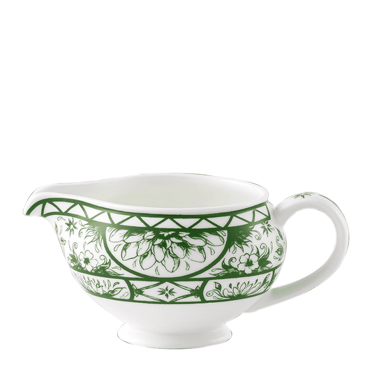 Royal Crown Derby Victorias Garden Green Cream Jug (300ml) – official product image