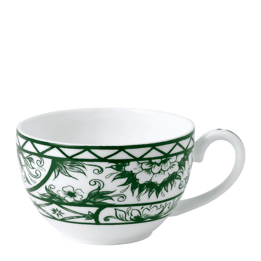 Royal Crown Derby Victorias Garden Green Teacup (250ml) – official product image