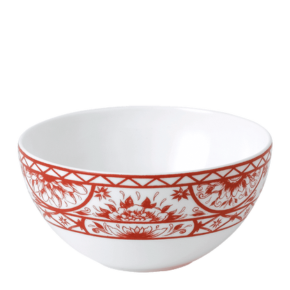 Royal Crown Derby Victorias Garden Red Bowl (14.5cm) – official product image