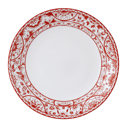 Royal Crown Derby Victorias Garden Red Dinner Plate (27cm) – official product image