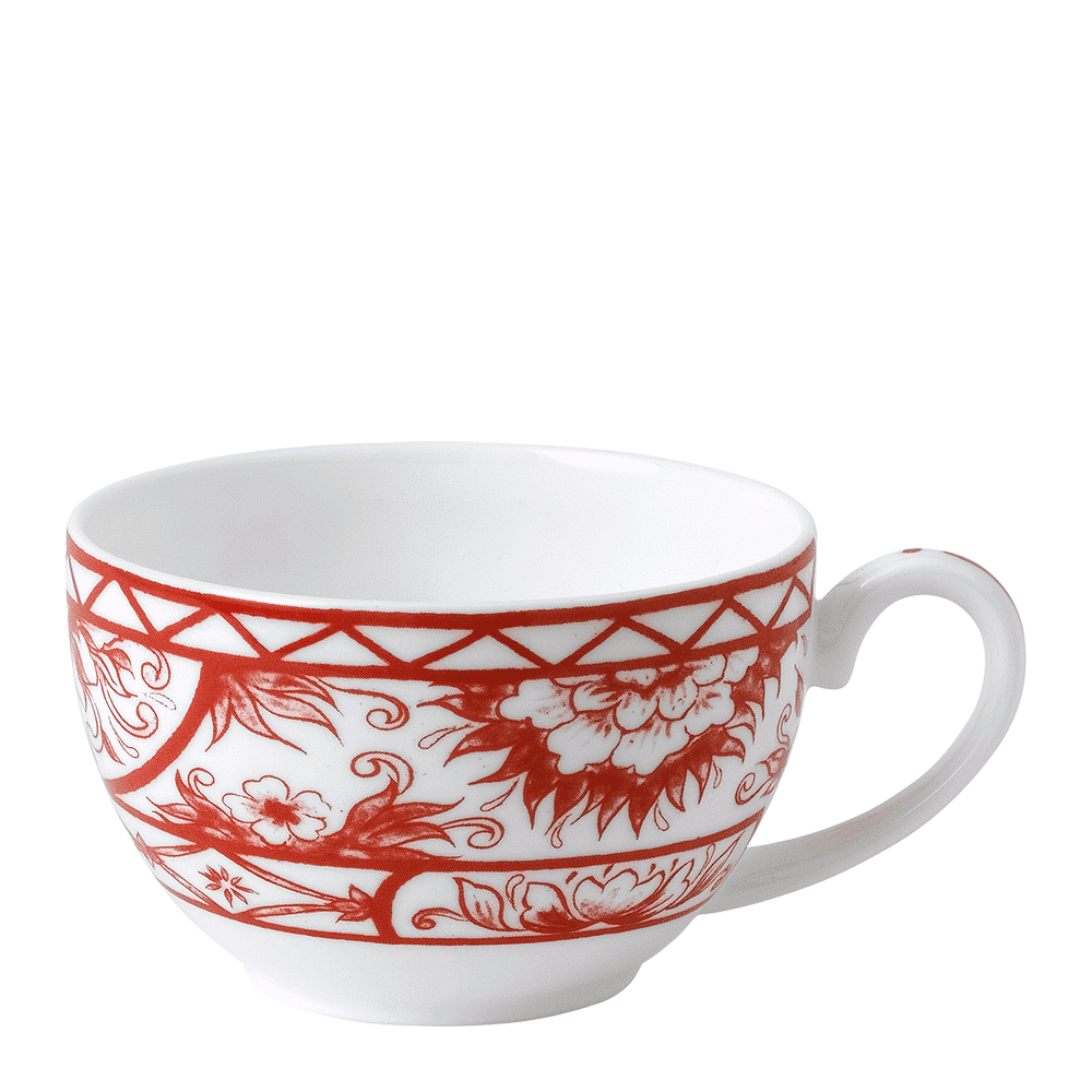 Royal Crown Derby Victorias Garden Red Teacup (250ml) – official product image