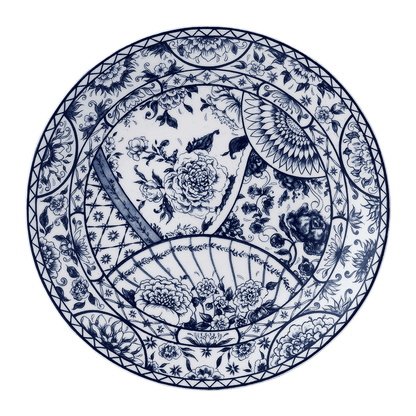 Royal Crown Derby Victorias Garden Blue Dinner Plate (27cm) – official product image