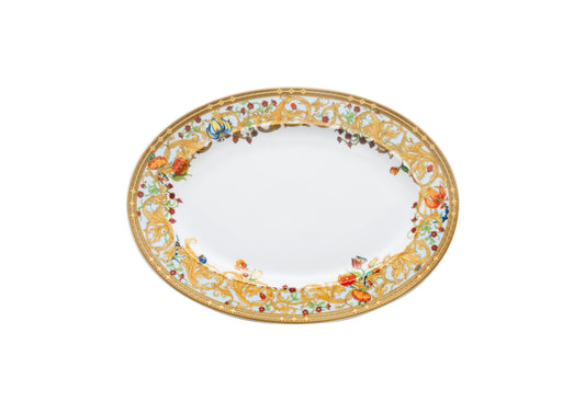 Versace Ikarus Le Jardin de Versace Oval Platter – 34 cm