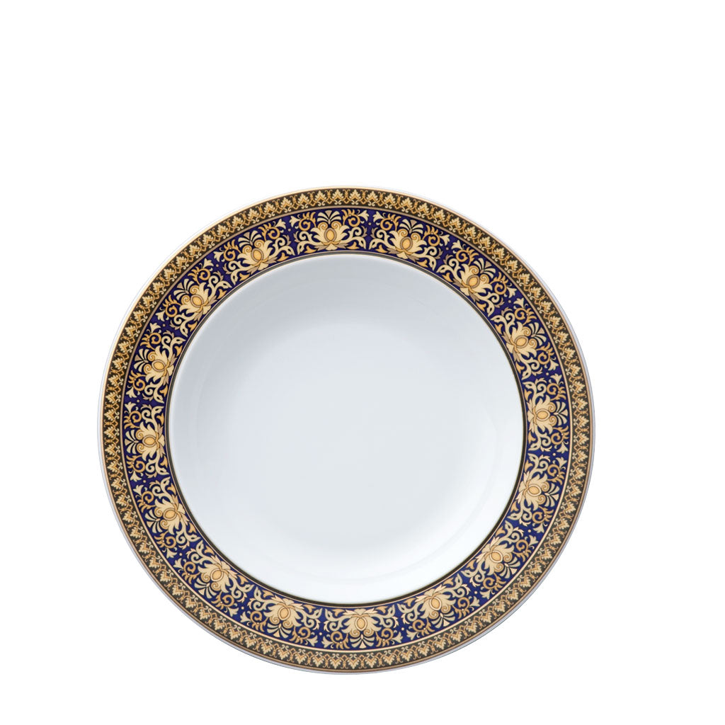 Versace Ikarus Medusa Blue Soup Plate 22cm