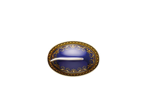 Versace Ikarus Medusa Blue Sugar Box Lid Only