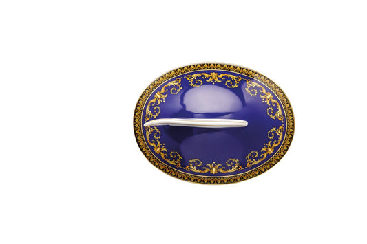Versace Ikarus Medusa Blue Tea Pot Lid Only