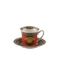 Versace Ikarus Medusa Red Espresso Cup & Saucer