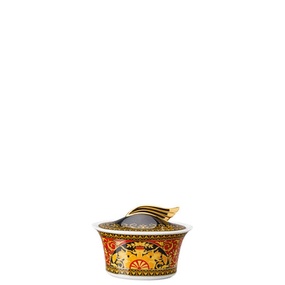 Versace Ikarus Medusa Red Sugar Bowl