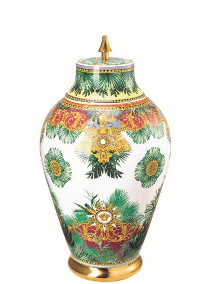 Versace Jungle Animalier Vase with lid 76 cm