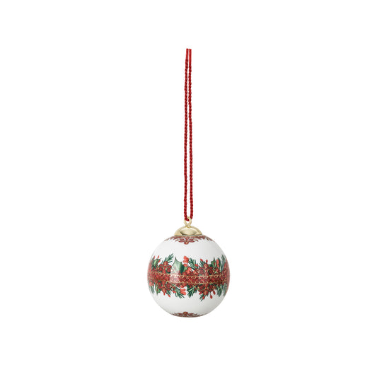 Versace I Love Baroque Holiday Porcelain Ball 2025