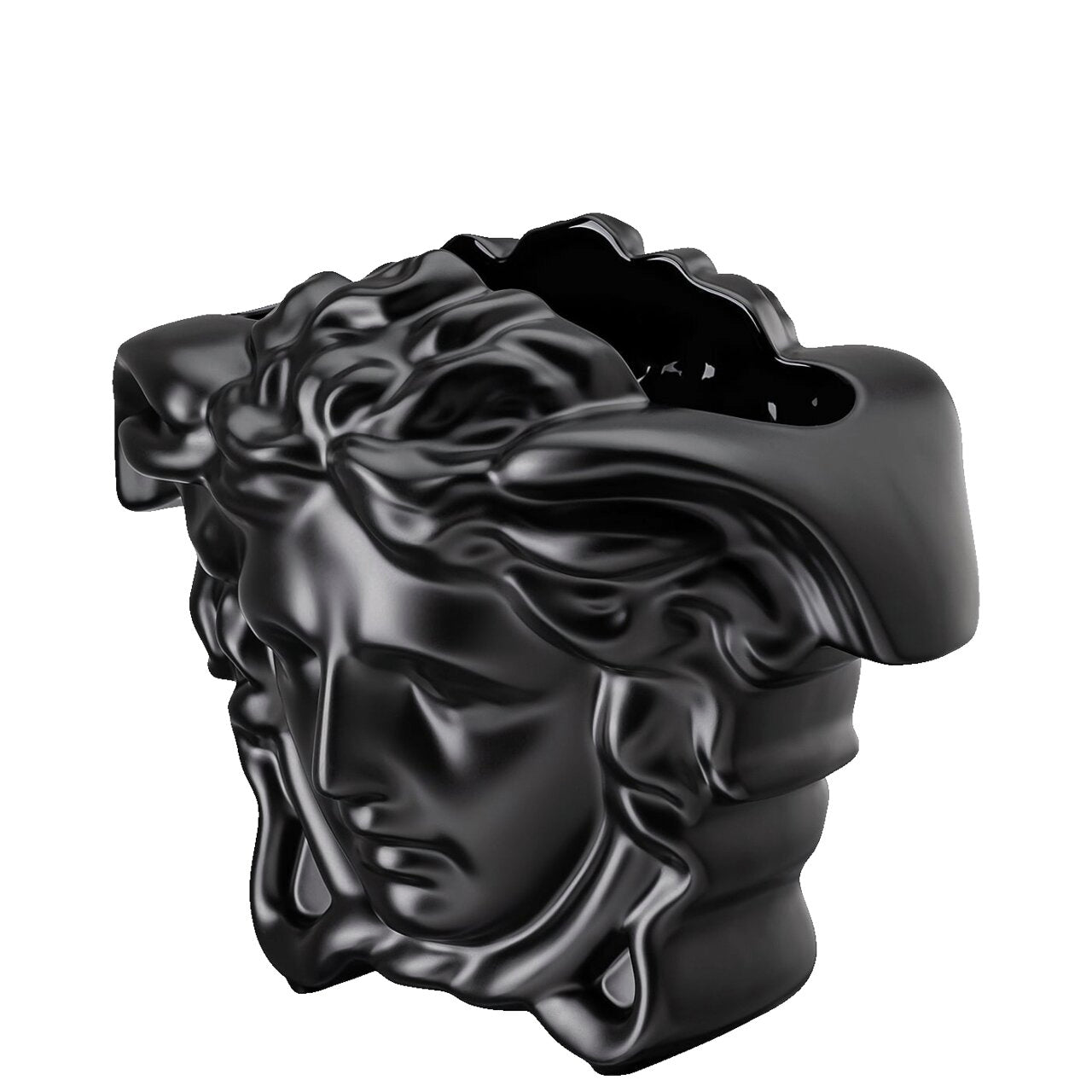 Versace Medusa Grande Black Vase – 21 cm