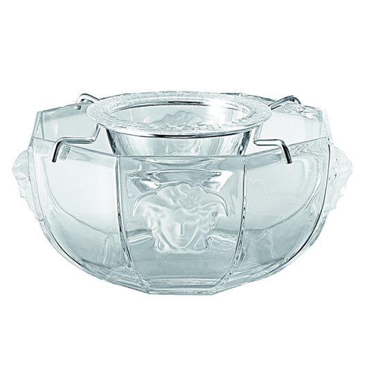 Versace Medusa Lumiere Caviar Bowl With Insert