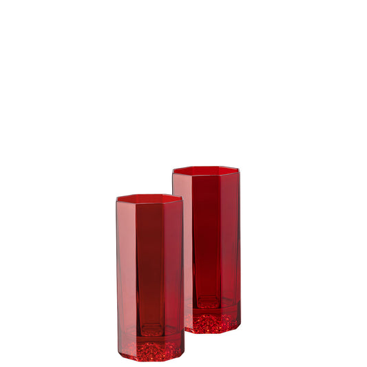 Versace Medusa Lumiere Red Longdrinks (Set of 2)