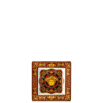 Versace Medusa Red Giftware – Square Dish 14 cm