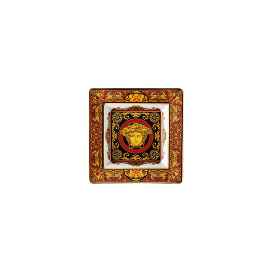 Versace Medusa Red Giftware – Square Dish 14 cm