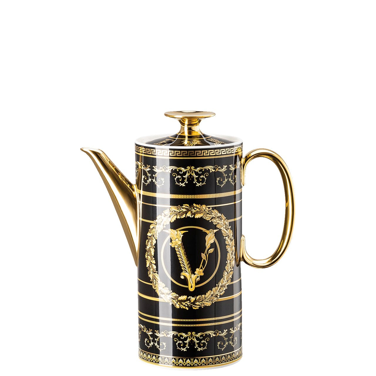 Versace Virtus Gala Black Coffee Pot