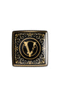 Versace Virtus Gala Black Decorative Dish – 12 cm (Square, Flat)