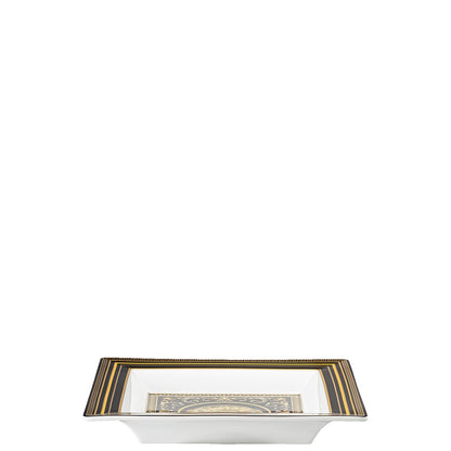 Versace Virtus Gala Black Decorative Square Dish – 22 cm