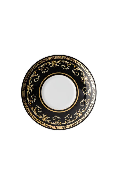 Versace Virtus Gala Black Espresso Cup & Saucer