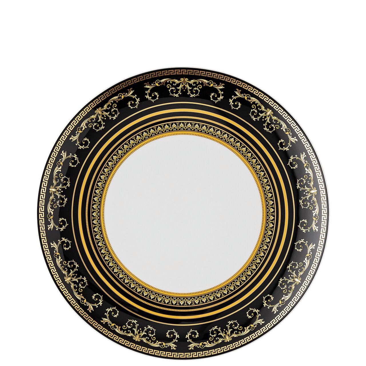 Versace Virtus Gala Black Plate – 28 cm