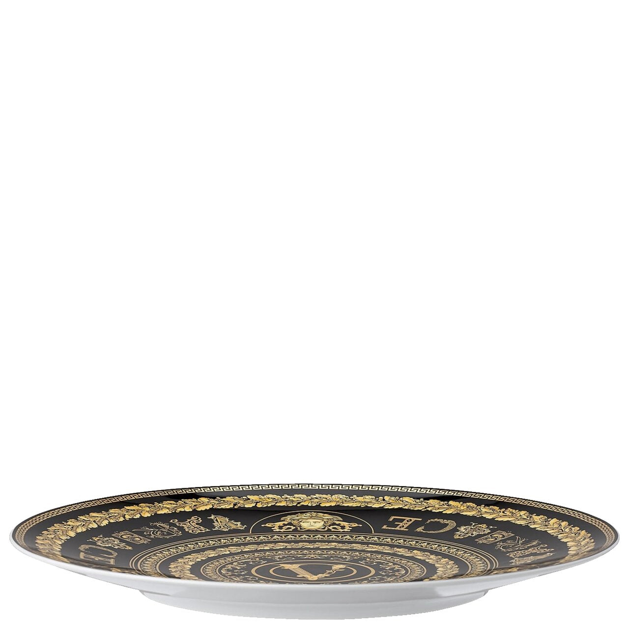 Versace Virtus Gala Black Service Plate – 33 cm