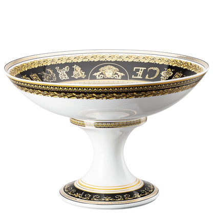 Versace Virtus Gala White Bowl with Foot – 35 cm