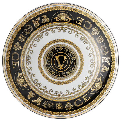 Versace Virtus Gala White Bowl with Foot – 35 cm
