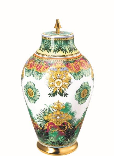 Versace Jungle Animalier Vase with lid 76 cm