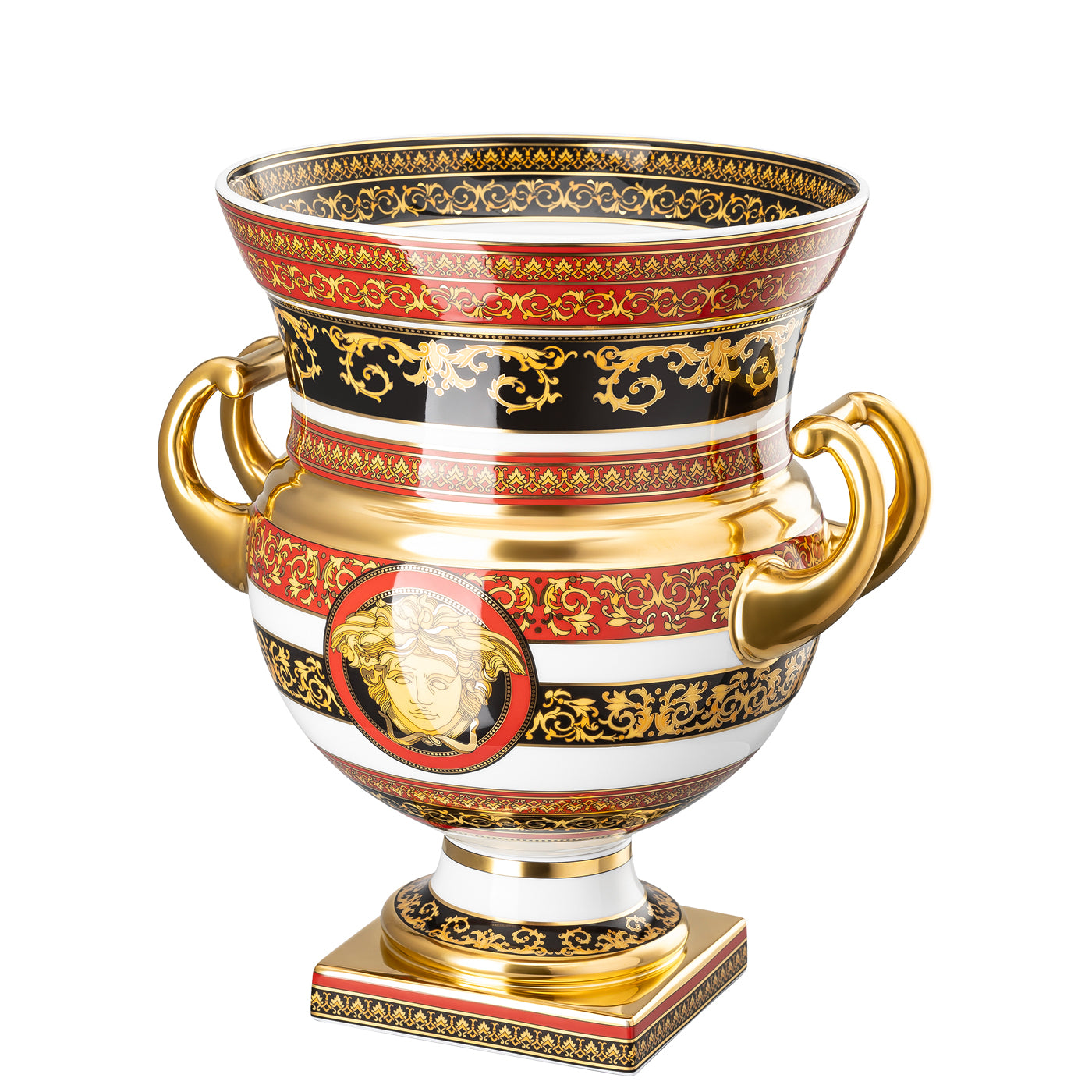 Versace Amphora Medusa Vase on Foot 33 cm