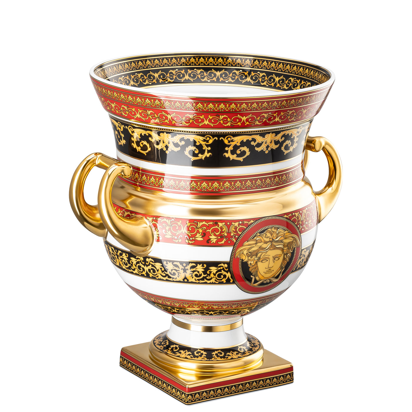 Versace Amphora Medusa Vase on Foot 33 cm